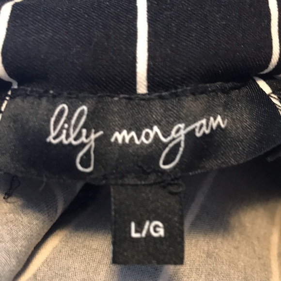 Black and White Striped cotton skirt - Picture 3 of 3